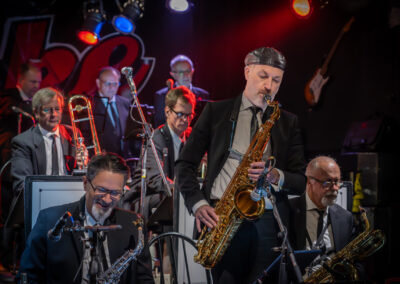 Daniel Koelsch solos with Paul Mifsud and Graz Brescacin photo courtesy Dan Bodanis